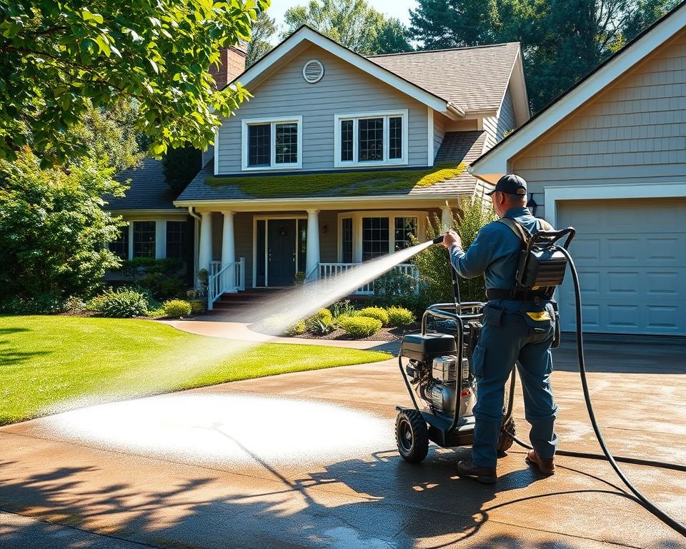 How Pressure Washing Walkways Newnan GA Prepares for Sealcoating